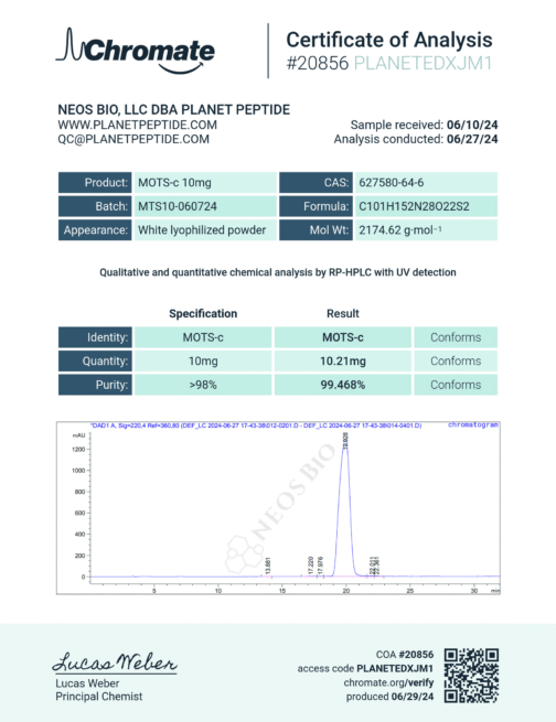 MOTS-c 10MG - Image 2